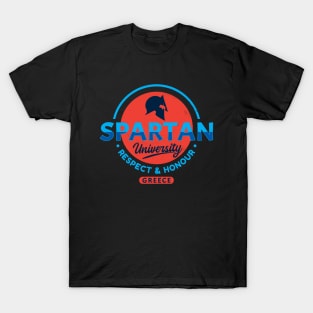 Spartan University Greece - Respect and Honor T-Shirt